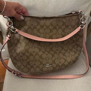 Coach signature print hobo